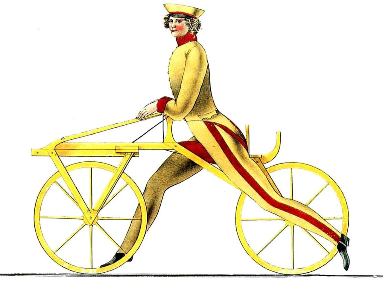 photo of an old bicycle